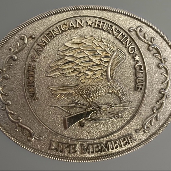 Vintage North American Hunting Club Belt Buckle - Picture 2 of 4